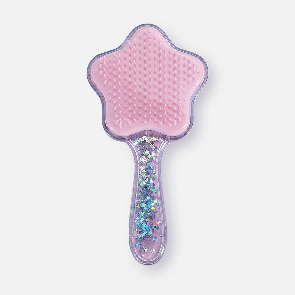 Расчёска Raffini Hair Brush 168X89X40Mm loose glitter star pads series