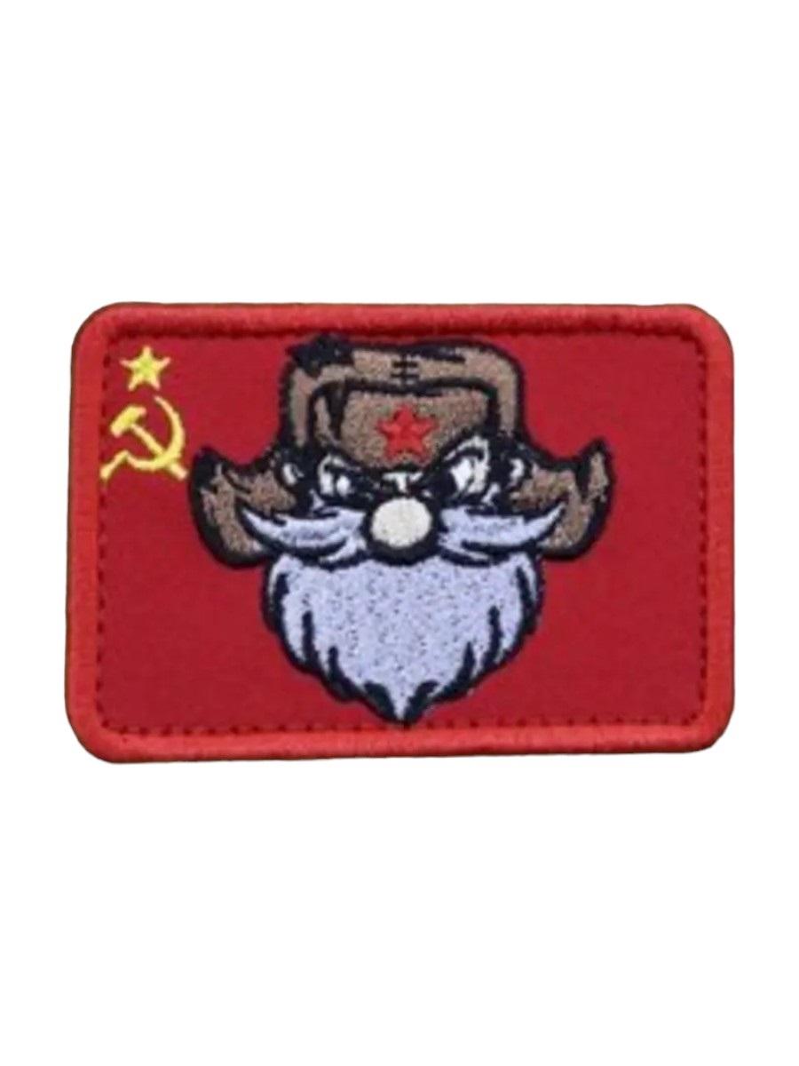 

Нашивка на липучке Дед СССР 00117485 8х5 см, Красный, 56224