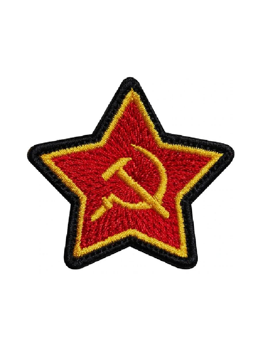 

Нашивка на липучке Звезда красной армии 00117483 6.7х6.4 см, Красный, 56222
