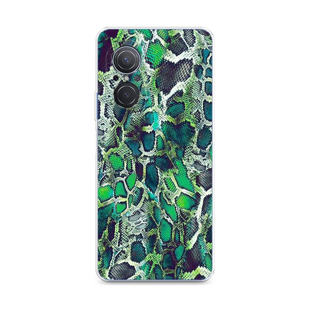 

Чехол Awog на Huawei Nova 9 SE "Зеленая кожа змеи", Зеленый;черный, 6107250-3