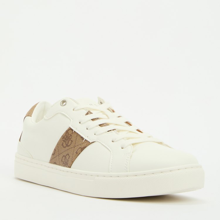 

Кеды мужские Guess FMTTOGELL12 белые 45 EU, Белый, FMTTOGELL12