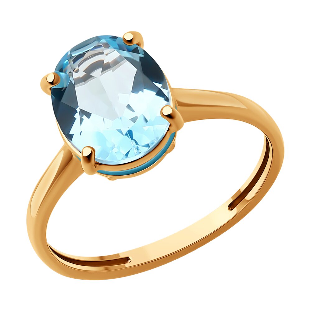 

Кольцо из красного золота р. , Diamant 51-310-02463-1, эмаль\топаз, 51-310-02463-1