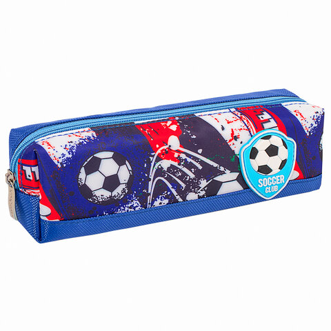 

Пенал ЮНЛАНДИЯ, 1 отделение, полиэстер, Football, синий, 19х4х6 см, 270270 - 2 шт