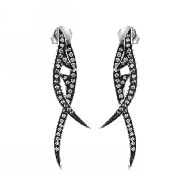 

Серьги из серебра с фианитом Element47 E150003A_001_WG, E150003A_001_WG