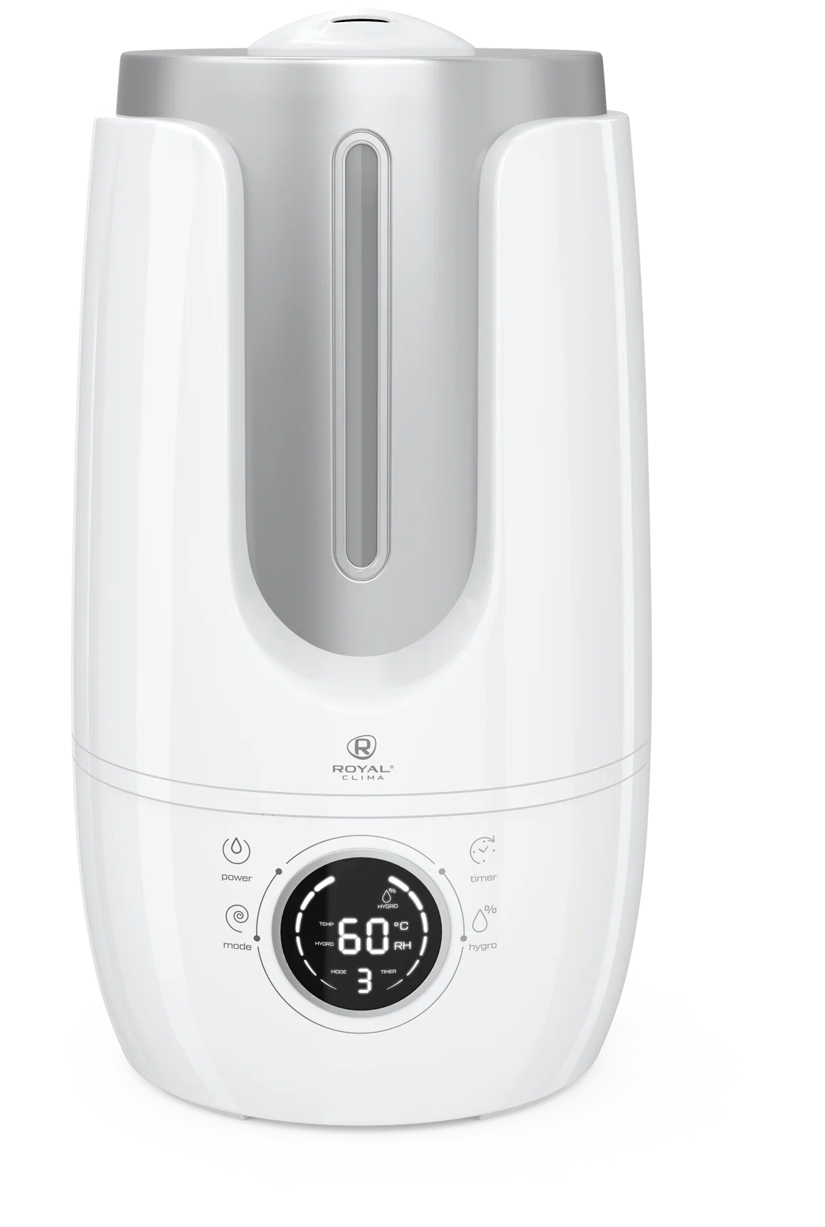 

Воздухоувлажнитель ROYAL Clima RUH-AN300/4.0E-SV белый, серебристый, RUH-AN300/4.0E-SV