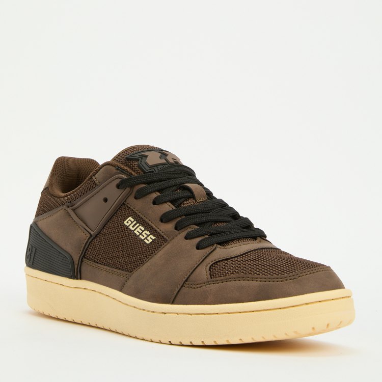 

Кеды мужские Guess FMTSALFAB12 коричневые 41 EU, Коричневый, FMTSALFAB12