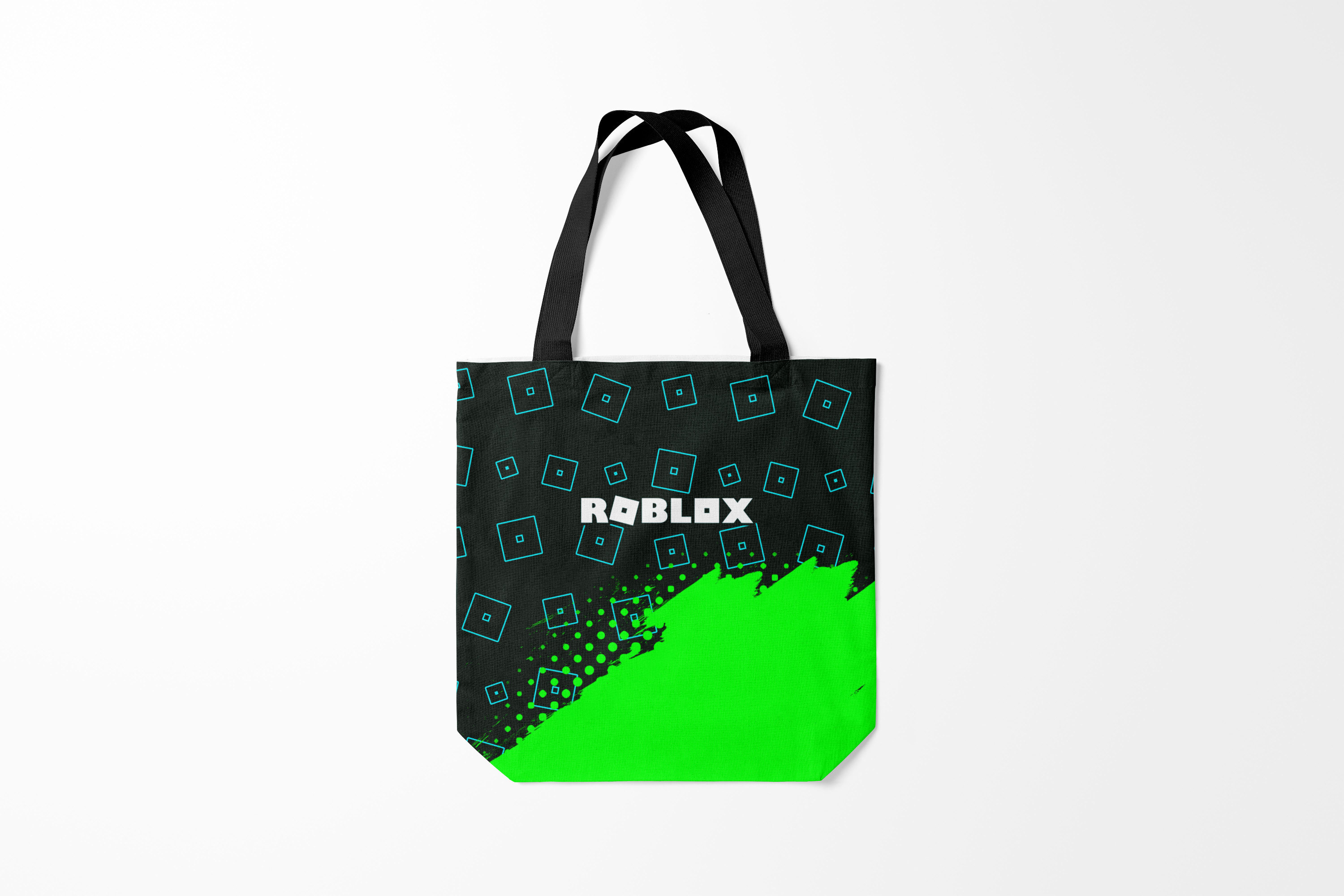 

Сумка шoппер унисекс Burnettie Roblox РОБЛОКС, черный, Roblox РОБЛОКС