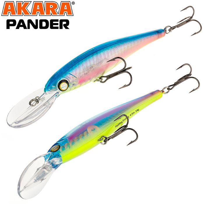 

Воблер Akara Pander 105 14 гр 1/2 oz 4,1 in A186, Разноцветный, Pander