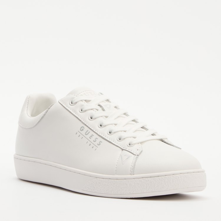 

Кеды мужские Guess FMTNOLELE12 белые 44 EU, Белый, FMTNOLELE12
