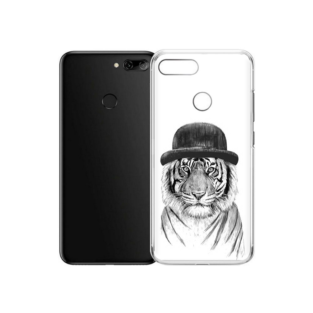 

Чехол MyPads Tocco для Alcatel 1S тигр британец (PT227137.662.641), Прозрачный, Tocco