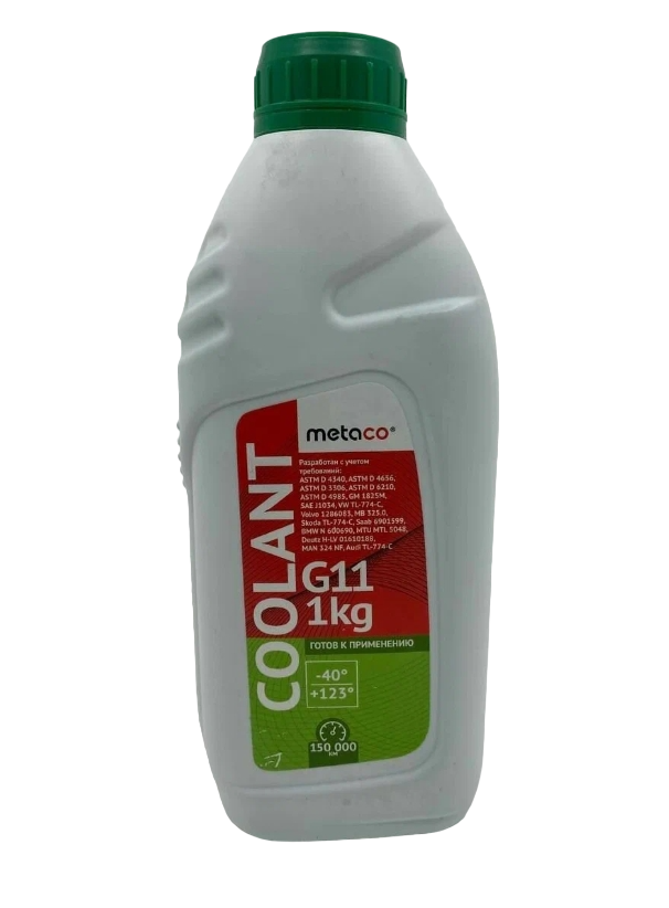 METACO 998-11010 Антифриз готовый METACO COOLANT G11 -40 1KG