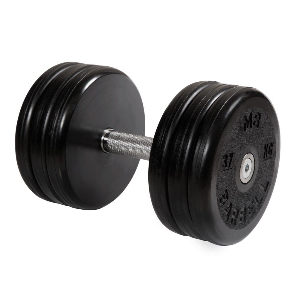 

Неразборная гантель MB Barbell Классик 1 x 37 кг, черный, Классик
