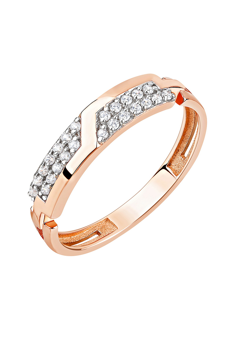 

Кольцо из красного золота с фианитом р.  Kari Jewelry КЛ-702320, КЛ-702320