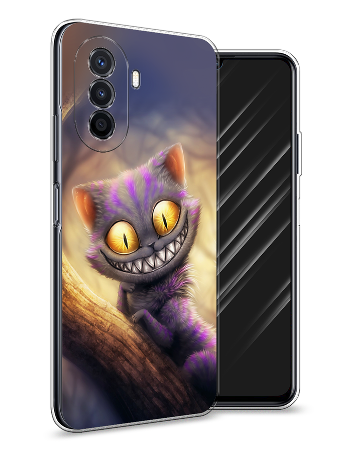 

Чехол Awog на Huawei Nova Y70 "Cheshire Cat", Разноцветный, 6109150-1