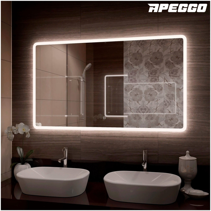 фото Зеркало apeggo berta led 1200x800 gg90078