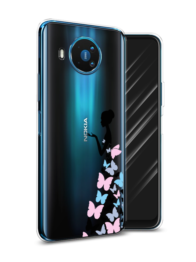 

Чехол Awog на Nokia 8.3 / Нокиа 8.3 "Платье из бабочек", Белый;розовый, 123550-1