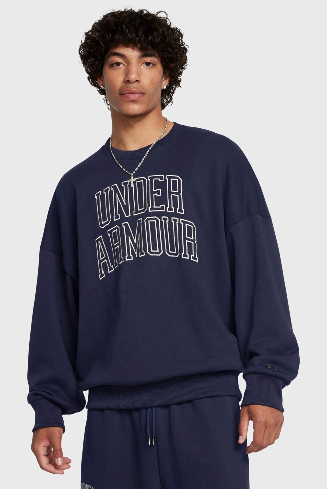 

Свитшот мужской UNDER ARMOUR Icon Heavyweight Terry синий 3XL, Icon Heavyweight Terry