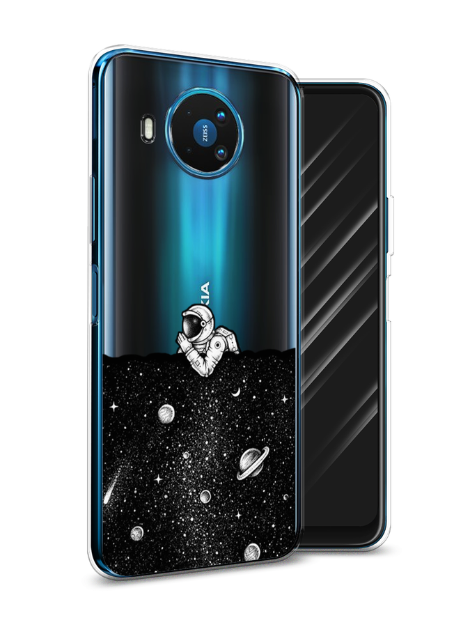 

Чехол Awog на Nokia 8.3 / Нокиа 8.3 "Космический сон", Серый, 123550-4