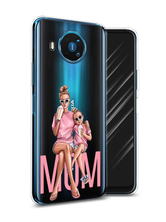 

Чехол Awog на Nokia 8.3 / Нокиа 8.3 "Lovely mom", Синий;бежевый;розовый, 123550-7