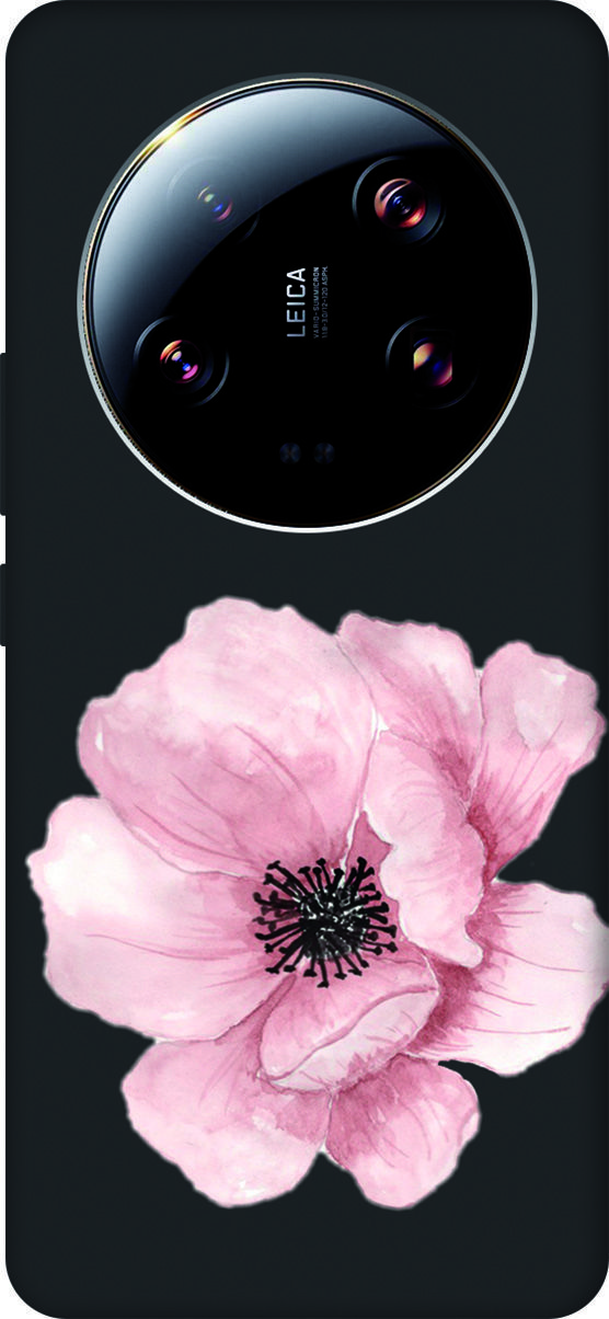 

Чехол на Xiaomi 13 Ultra с 3D принтом "Pink Flower" черный, Черный;белый, 159655