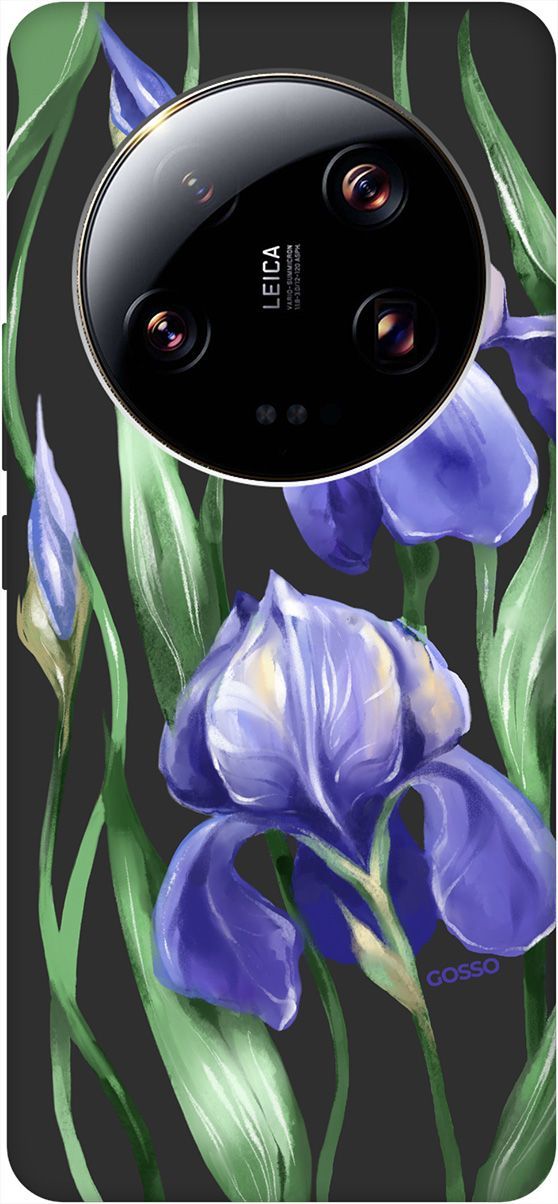 

Чехол на Xiaomi 13 Ultra с 3D принтом "Amazing Irises" черный, Черный;зеленый, 159655