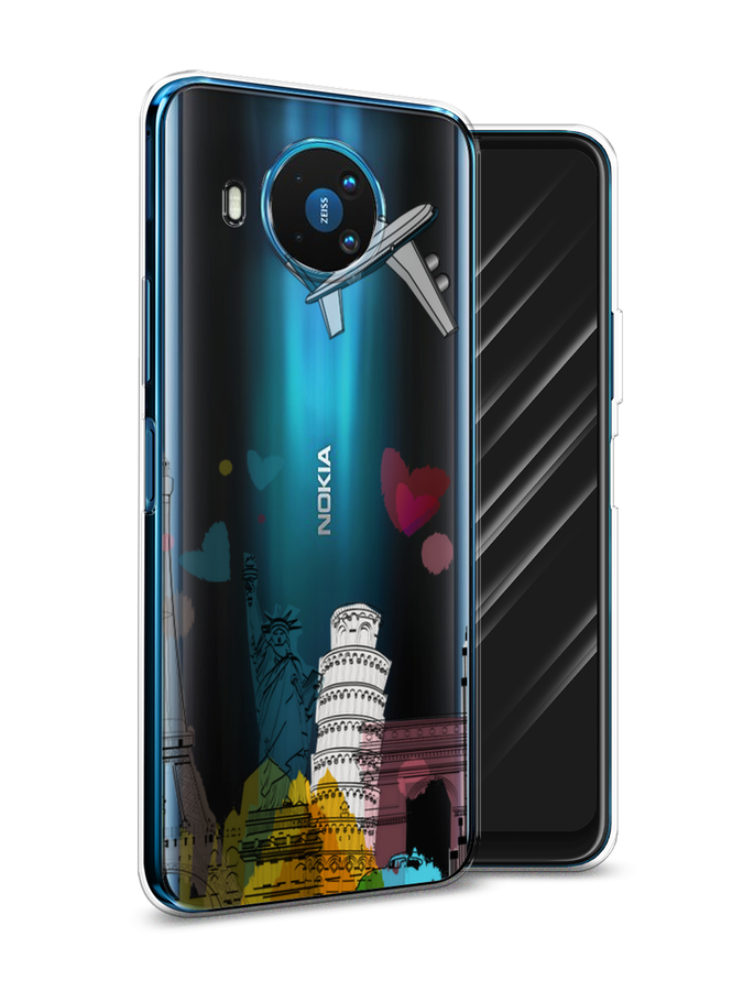 

Чехол Awog на Nokia 8.3 / Нокиа 8.3 "Самолет путешествий", Желтый, 123550-10