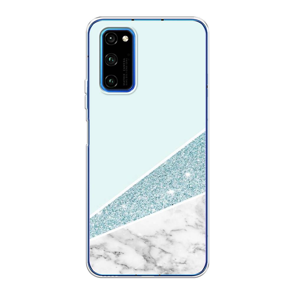 

Чехол Awog "Мрамор с голубыми блестками" для Honor View 30/View 30 Pro, 611350-3