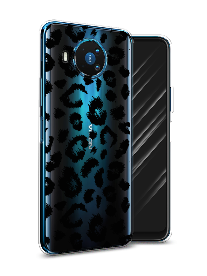 

Чехол Awog на Nokia 8.3 / Нокиа 8.3 "Окрас леопарда фон", Черный, 123550-2