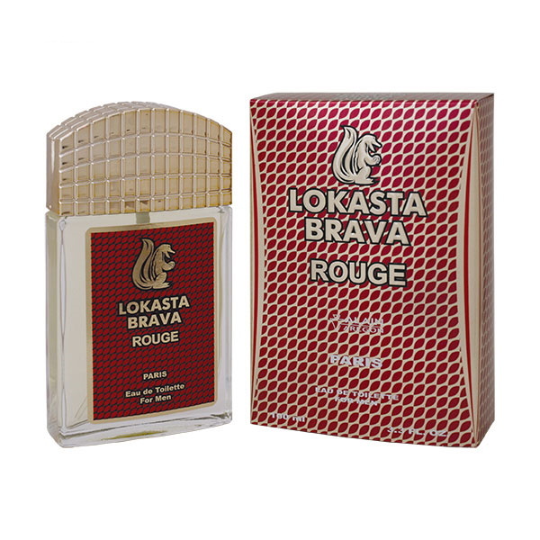 Туалетная вода мужская LOKASTA BRAVA ROUGE (RED), ALAIN AREGON (Positive parfum), 100мл