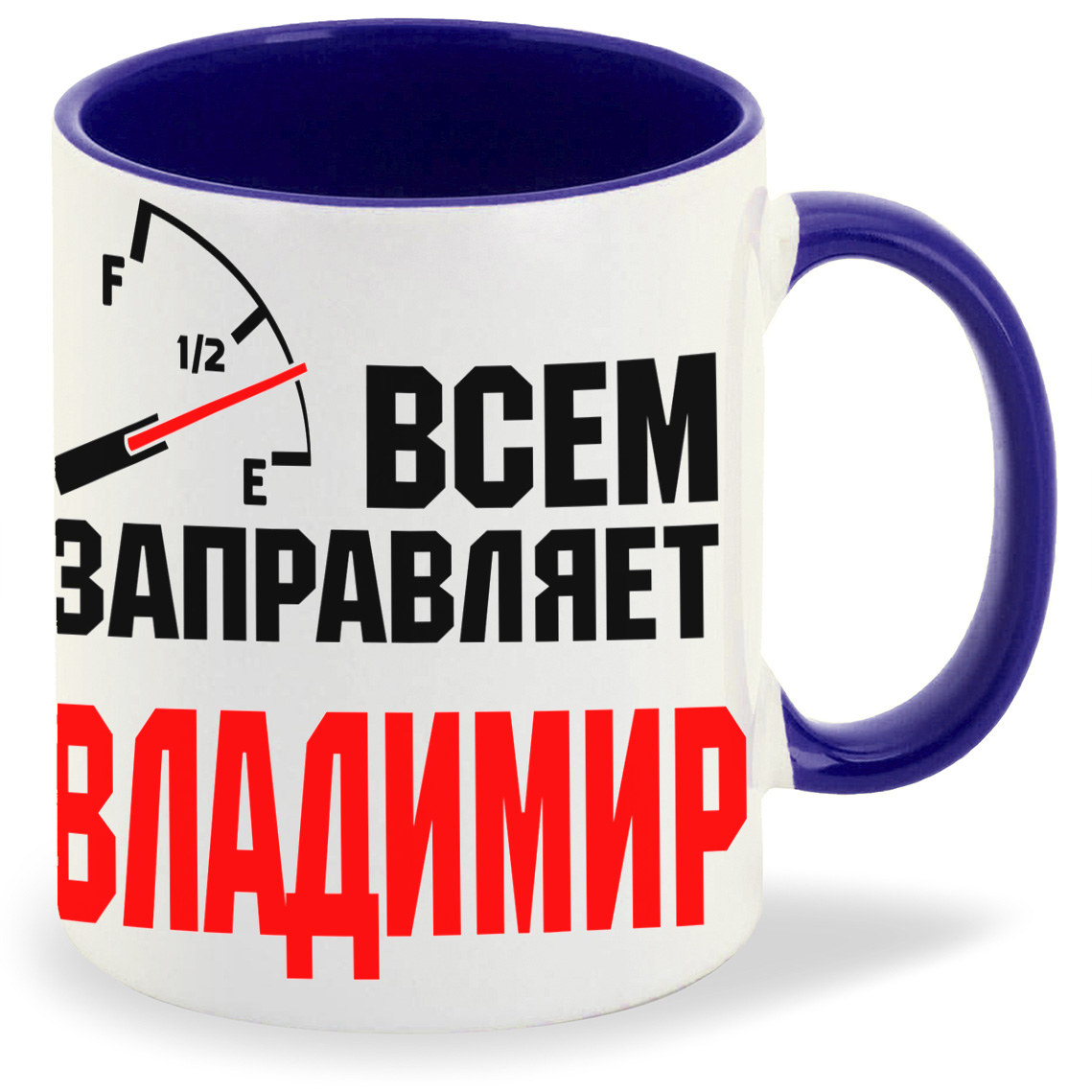 

Кружка CoolPodarok Кружка именная Всем заправляет Владимир, Кружка именная Всем заправляет Владимир