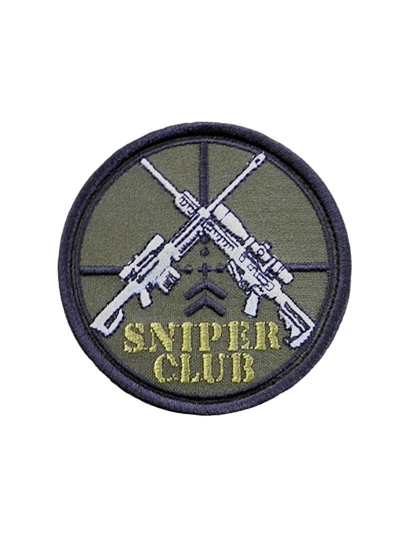 

Нашивка на липучке Sniper Club 0011746 8 см, Зеленый, 55900