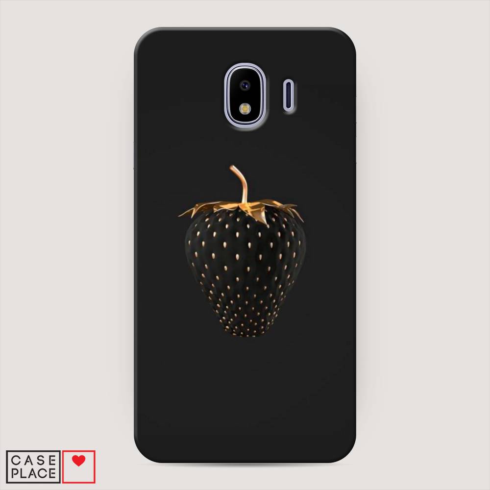 

Чехол Awog "Черно-золотая клубника" для Samsung Galaxy J4, 26420-7