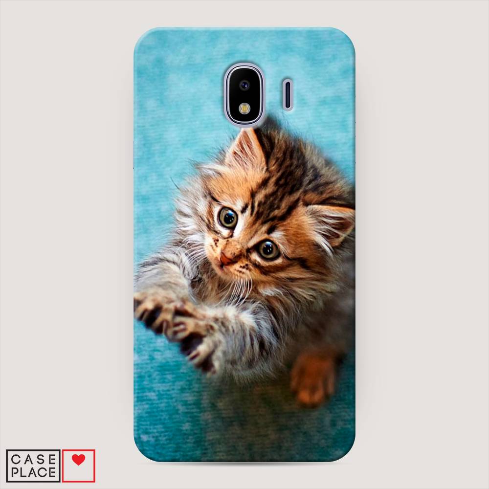 

Чехол Awog "Котенок просит есть" для Samsung Galaxy J4, 26420-1