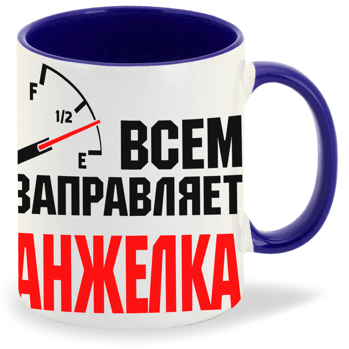 

Кружка CoolPodarok Кружка именная Всем заправляет Анжелка, Кружка именная Всем заправляет Анжелка