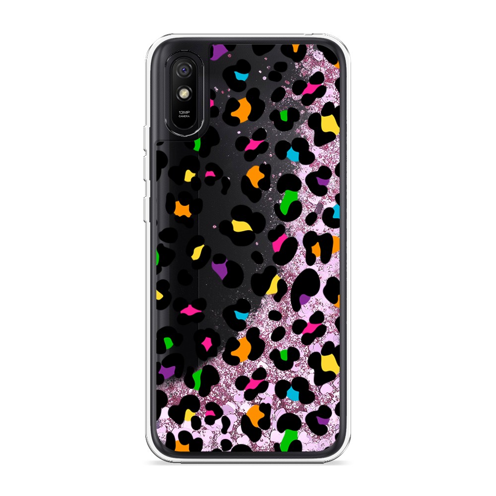

Жидкий чехол с блестками "Яркий леопард" на Xiaomi Redmi 9A, 38994-1