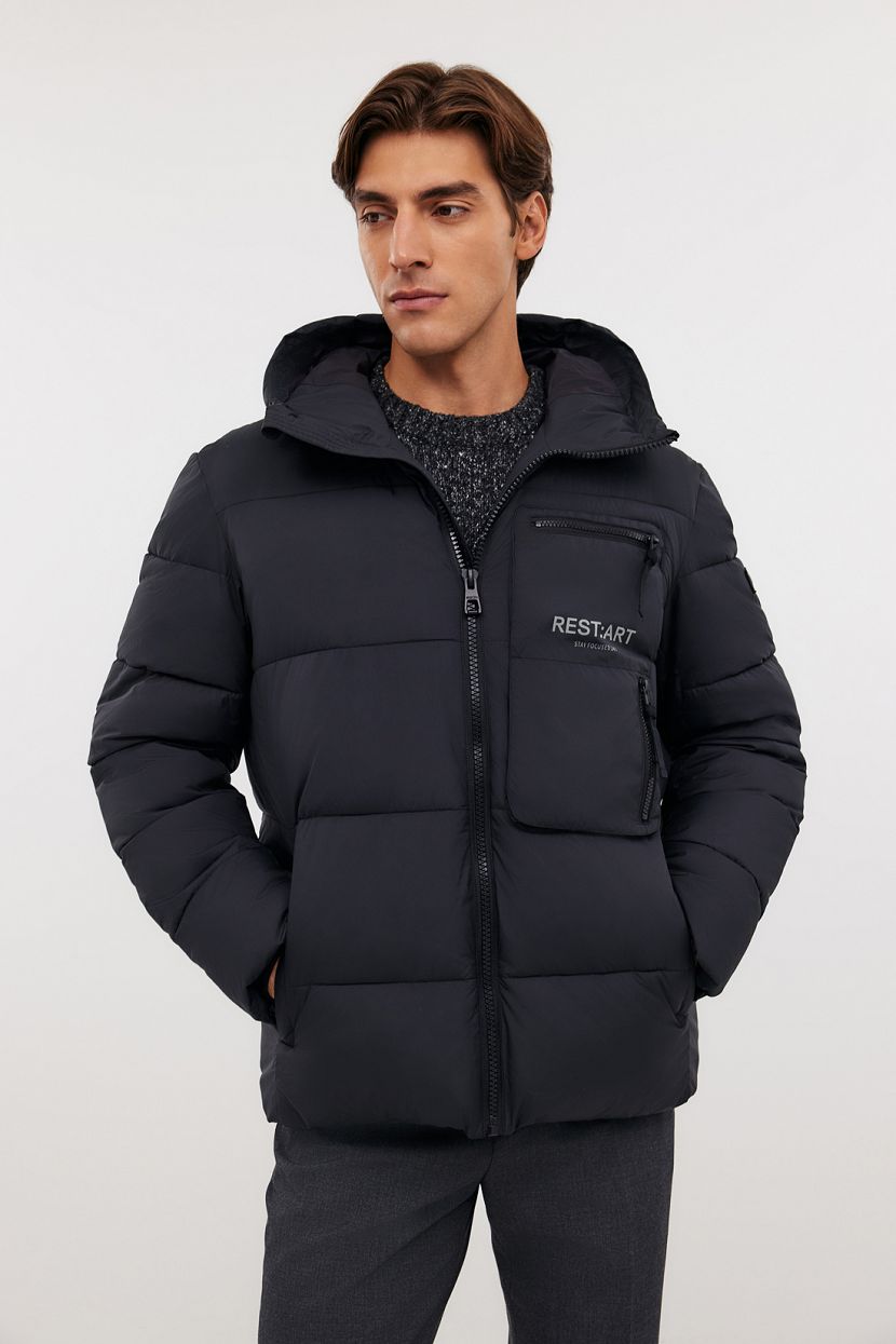 

Зимняя куртка мужская Baon B5424502 черная 2XL, Черный, B5424502