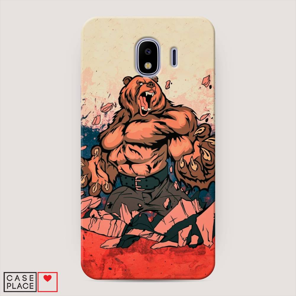 

Чехол Awog "Медведь с флагом РФ" для Samsung Galaxy J4, 26420-1
