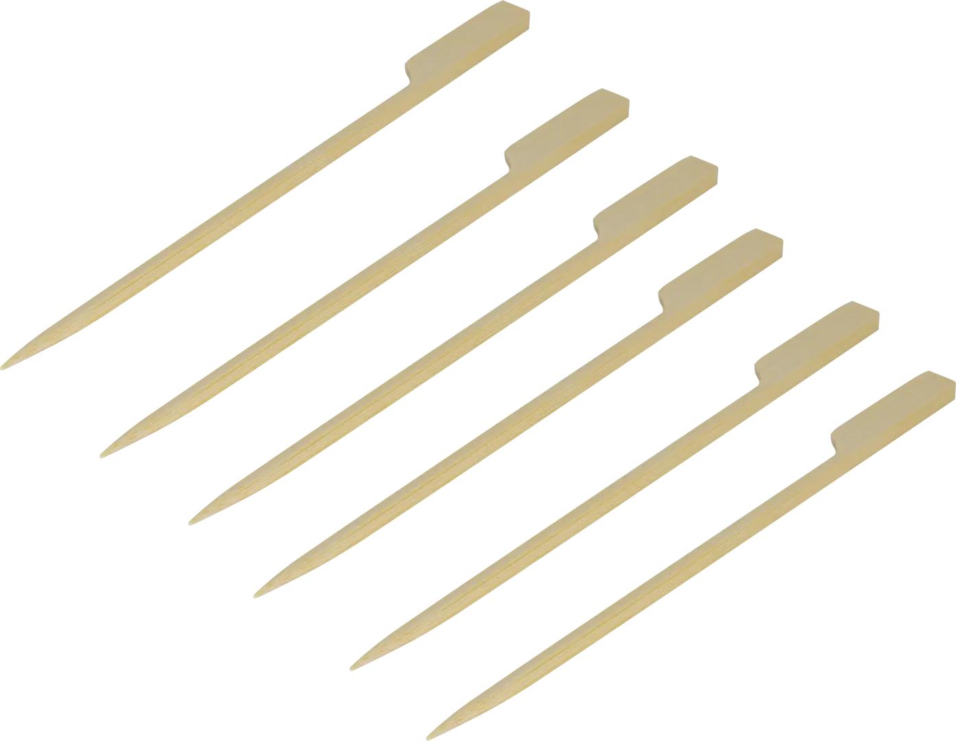 Шпажки из бамбука, длина 15 см, 110 шт