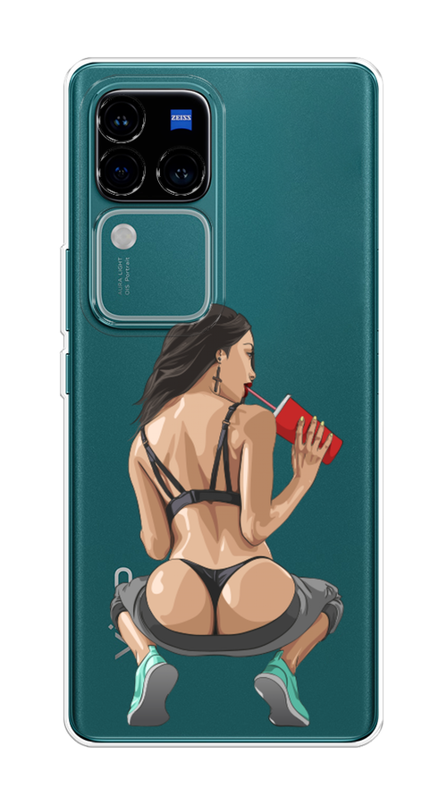 

Чехол на Vivo V30 Pro/S18 Pro "Сочные булочки", Бежевый;красный;черный, 2610050-1