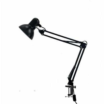 фото Светильник настольный nbs-lsb лампа черная на пантографе с усиленной струбциной mobicent