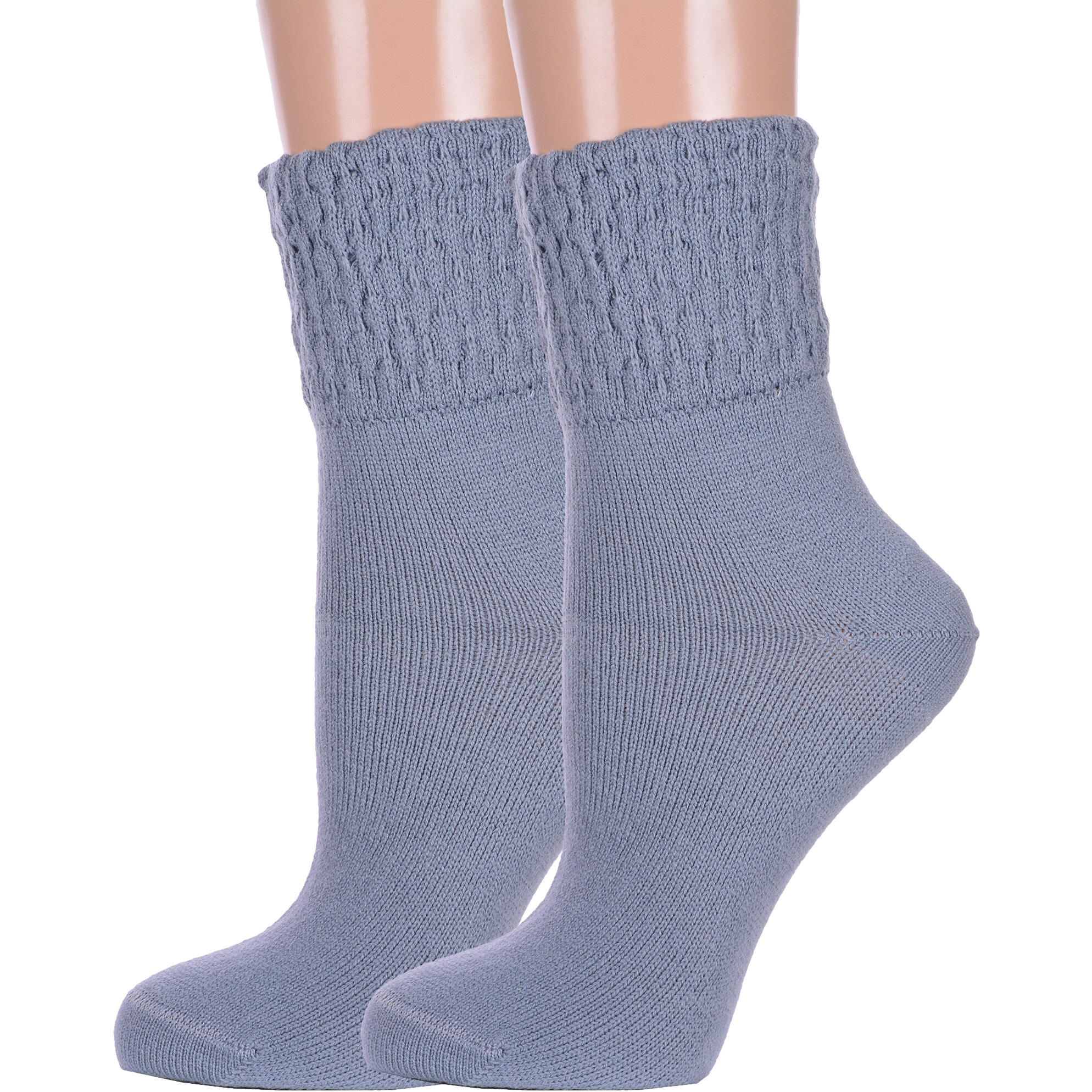 Комплект носков женских LorenzLine 2-В16 серых 25, 2 пары