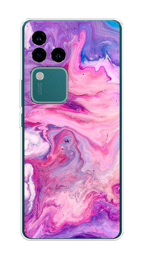 

Чехол на Vivo V30 Pro/S18 Pro "Нежно-розовая абстракция", Розовый, 2610050-1
