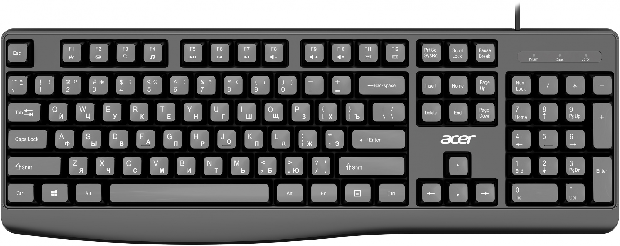 Клавиатура Acer OKW301 Black
