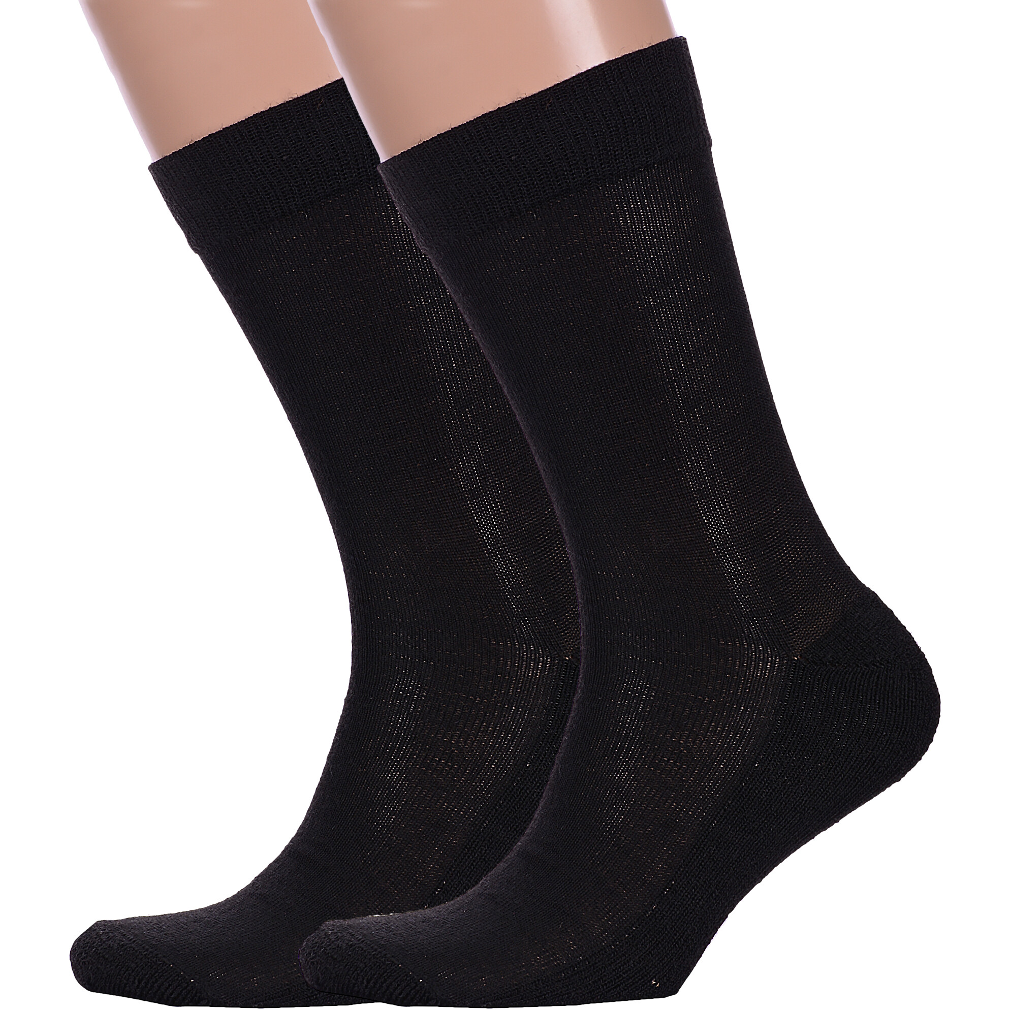 Комплект носков мужских LorenzLine 2-В1М черных 25, 2 пары