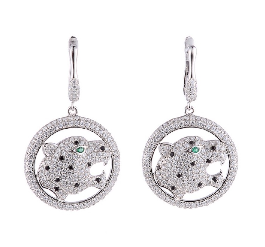 

Серьги из серебра с фианитом Element47 SE31266A1_001_WG, SE31266A1_001_WG