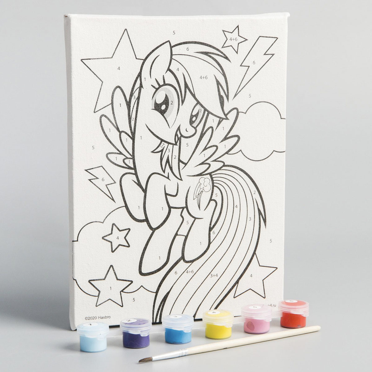 

5199070 Роспись по холсту 21*15 'Радуга Дэш', My Little Pony
