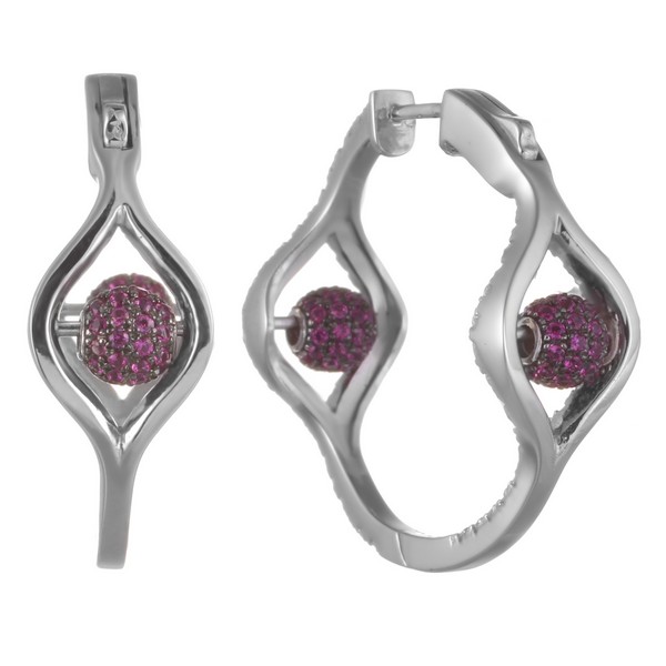 

Серьги из серебра с фианитом Element47 SE31255A30_001_WG, SE31255A30_001_WG