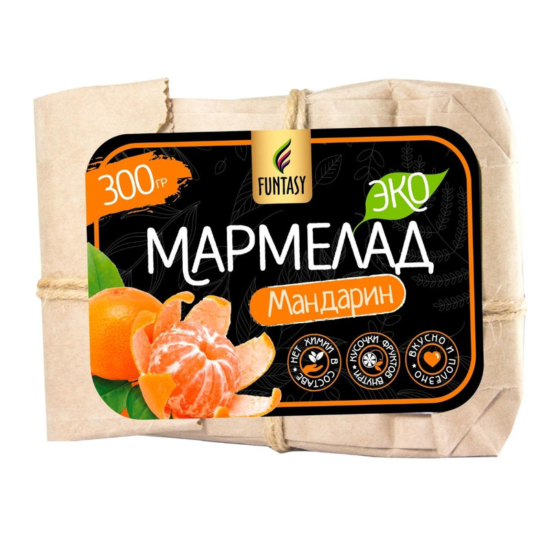 

Эко мармелад Funtasy Мандарин, 300 гр