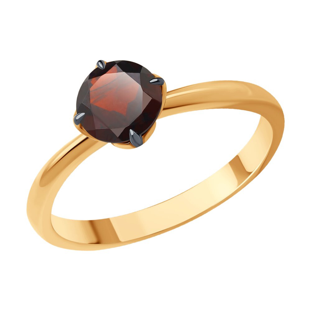

Кольцо из красного золота р. , Diamant 31-310-01767-2, гранат, 31-310-01767-2
