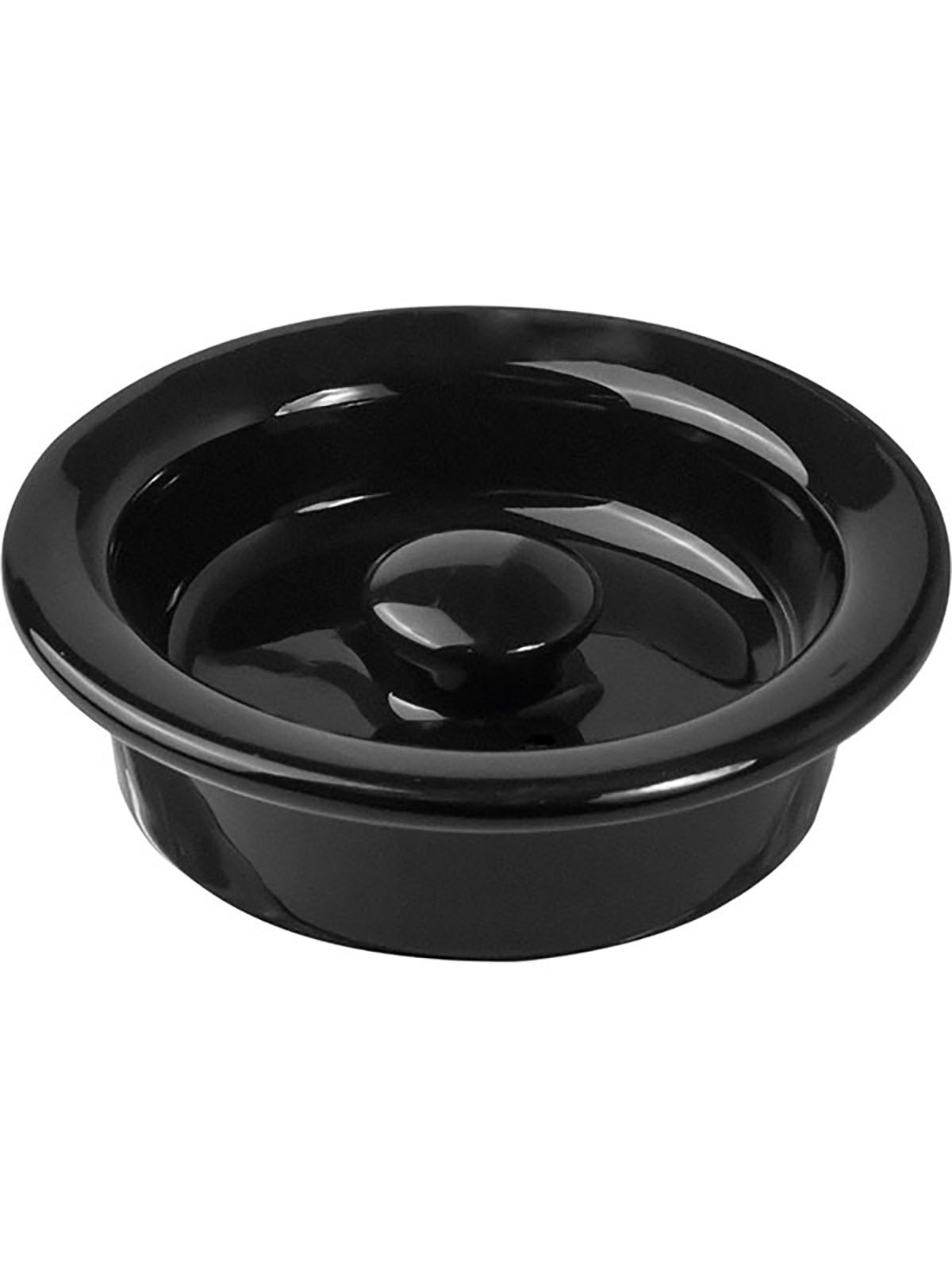Крышка для чайника Kunstwerk фарфоровая 7,7 см черный
